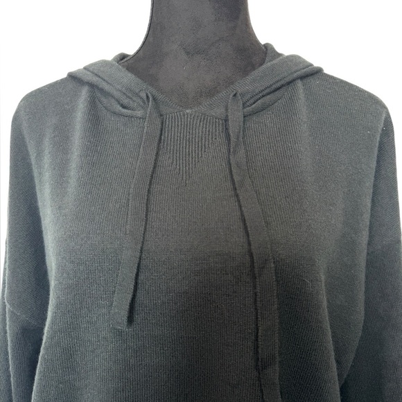 Calvin Klein Pullover Cropped Hoodie Black - Picture 4 of 10